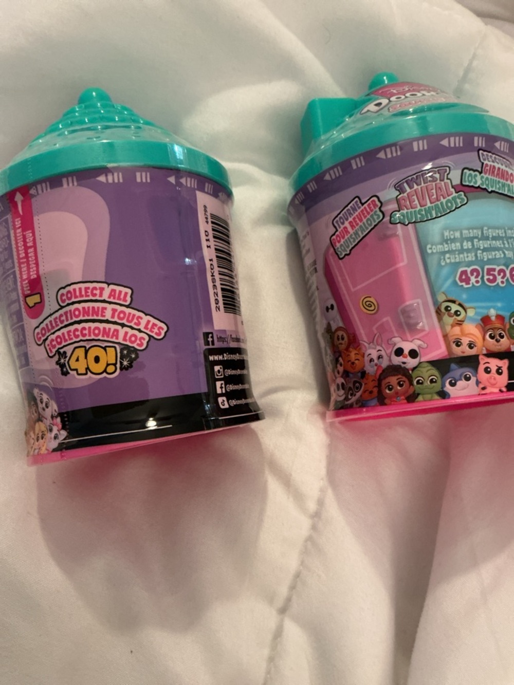 Lot of 2 Disney Doorables Squishalots Series 2